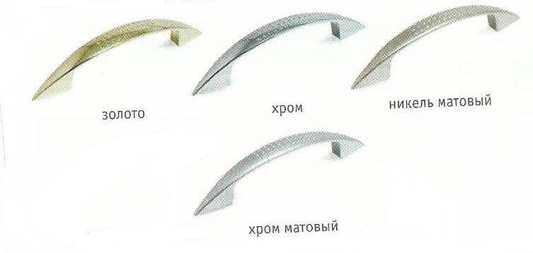 Ручка-скоба «Галактика 128», расцветки Ручка-скоба «Галактика 128», расцветки