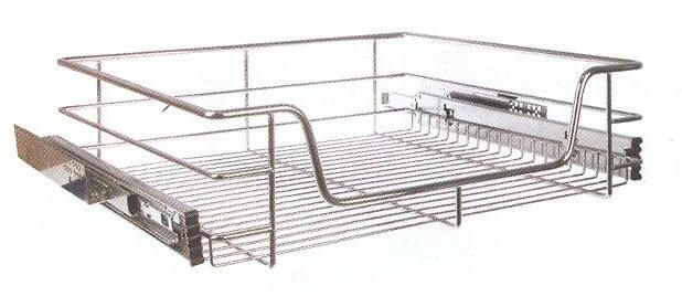 Корзина ХРОМ с боковым креплением к каркасу